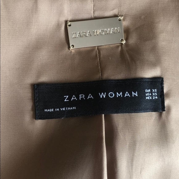 Zara Trench Coat Tan - Picture 5 of 7